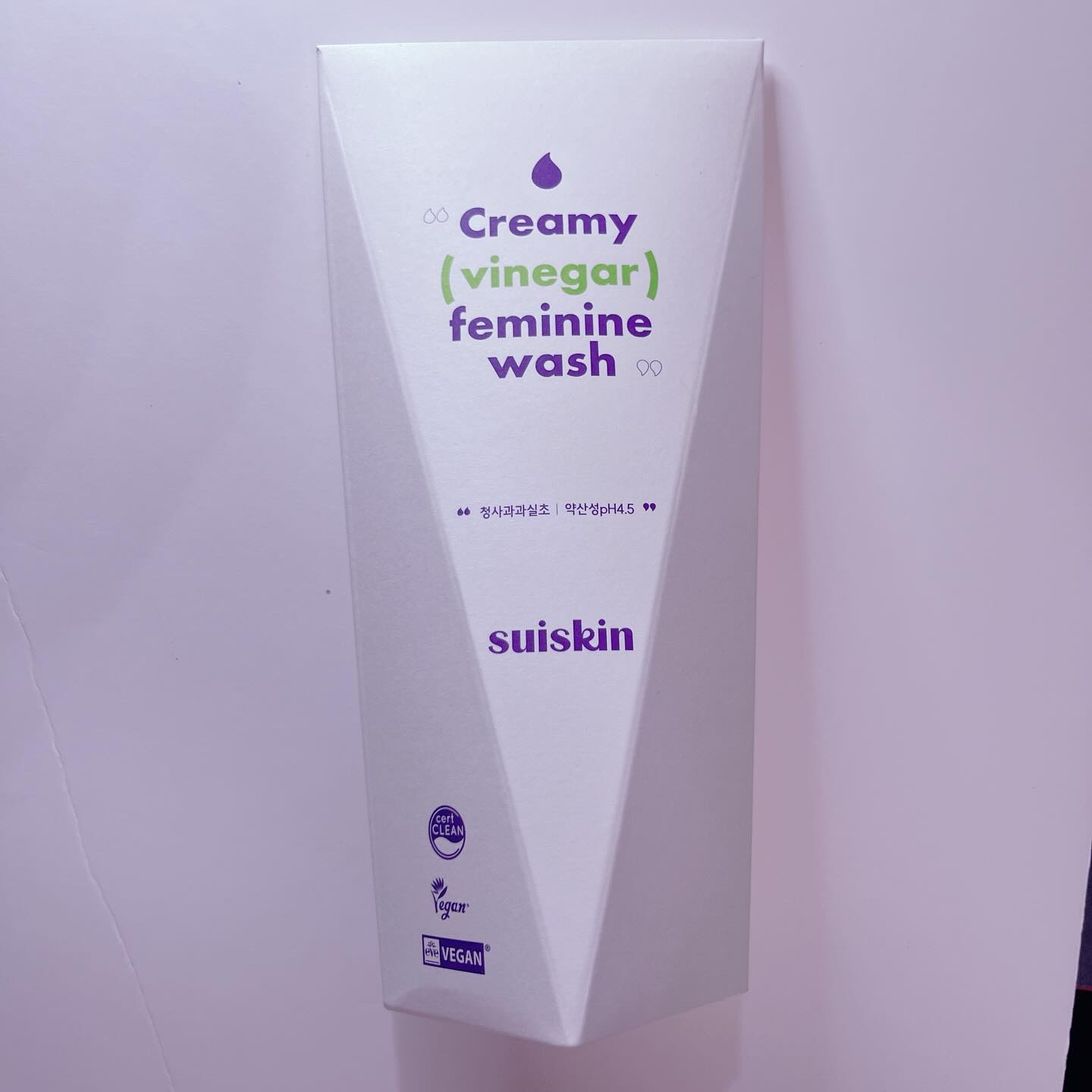クリーミービネガーフェミニンウォッシュ/suiskin/ボディソープを使ったクチコミ（2枚目）
