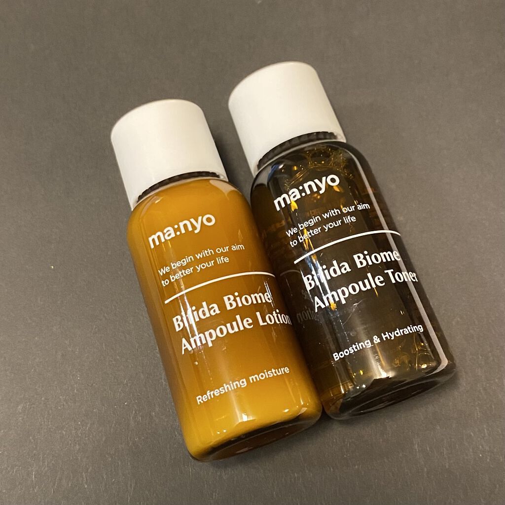manyo ビフィダバイオームアンプルトナーのクチコミ「ビフィダアンプルトナー&ローションSET


こちら魔女工場で
美容液を購入したときに
一緒に.....」（2枚目）