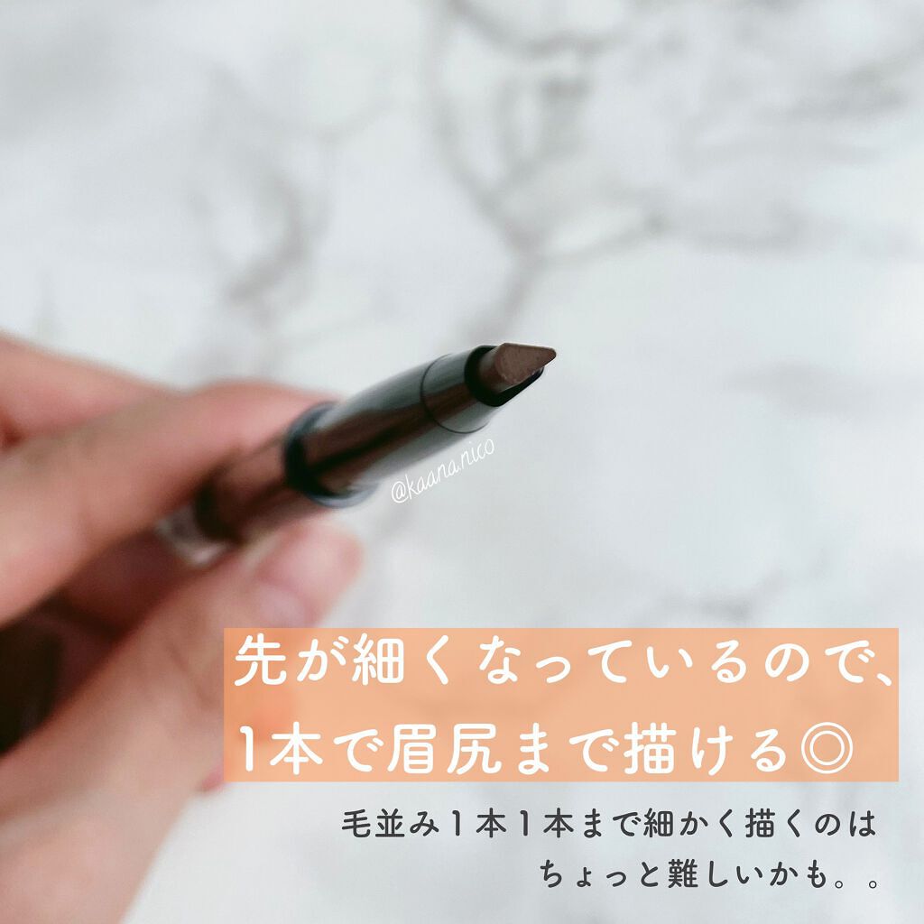 ファッションブロウ パウダーインペンシル N/MAYBELLINE NEW YORK/アイブロウペンシルを使ったクチコミ(2枚目)