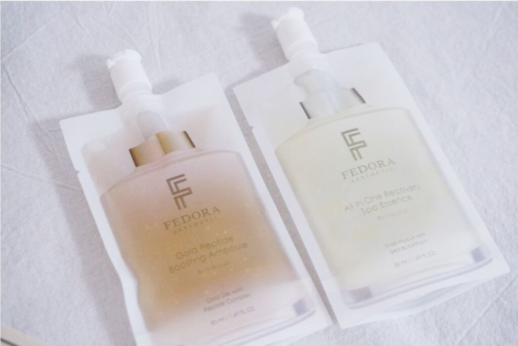 ゴールド ペプチド ブースティング アンプル/FEDORA AESTHETIC/美容液を使ったクチコミ（3枚目）