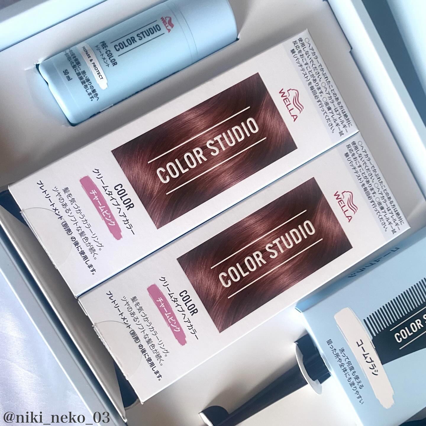 ウエラ カラースタジオ クリームタイプヘアカラー/ウエラ/ヘアカラーを使ったクチコミ（3枚目）