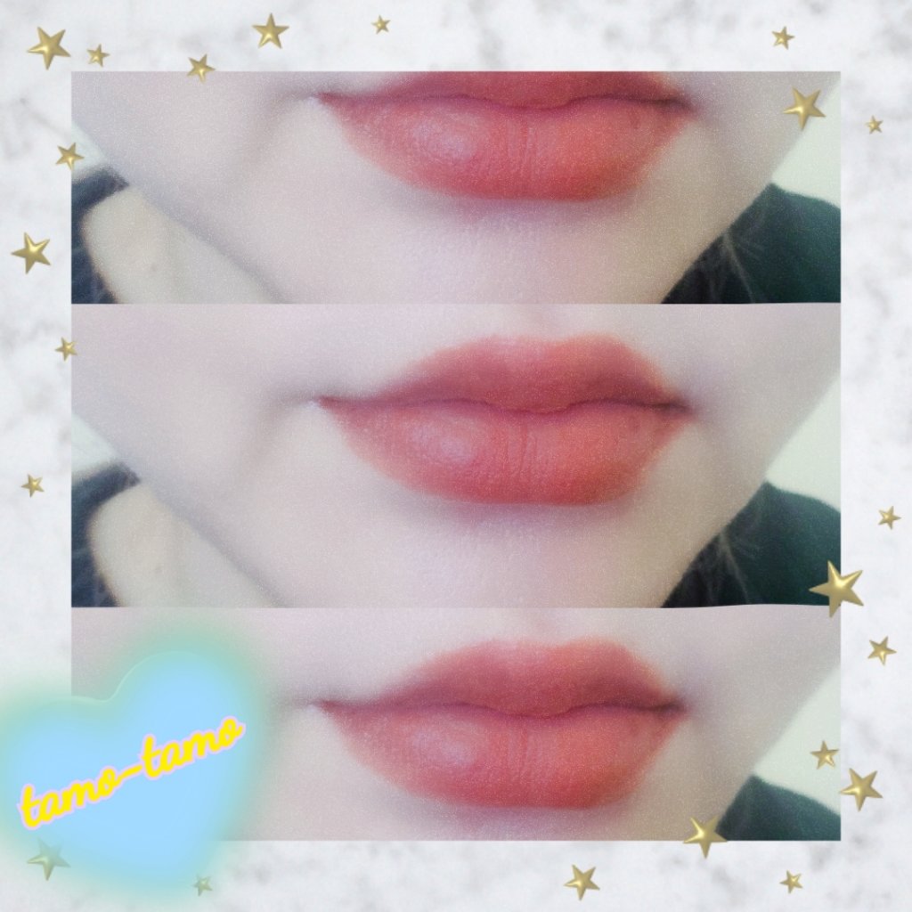 ムース キャンディー ティント 09ピーナッツムース/the SAEM/リップティントを使ったクチコミ（3枚目）