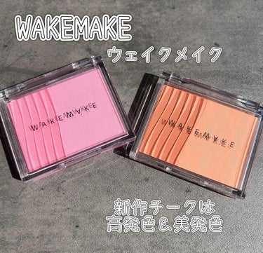 WAKEMAKE シアーレイヤリングデュアルブラッシャーのクチコミ「ブラックハッシュのパレットと共に
投稿するのをすっかり忘れていた3月メガ割購入品。

WAKE.....」（1枚目）