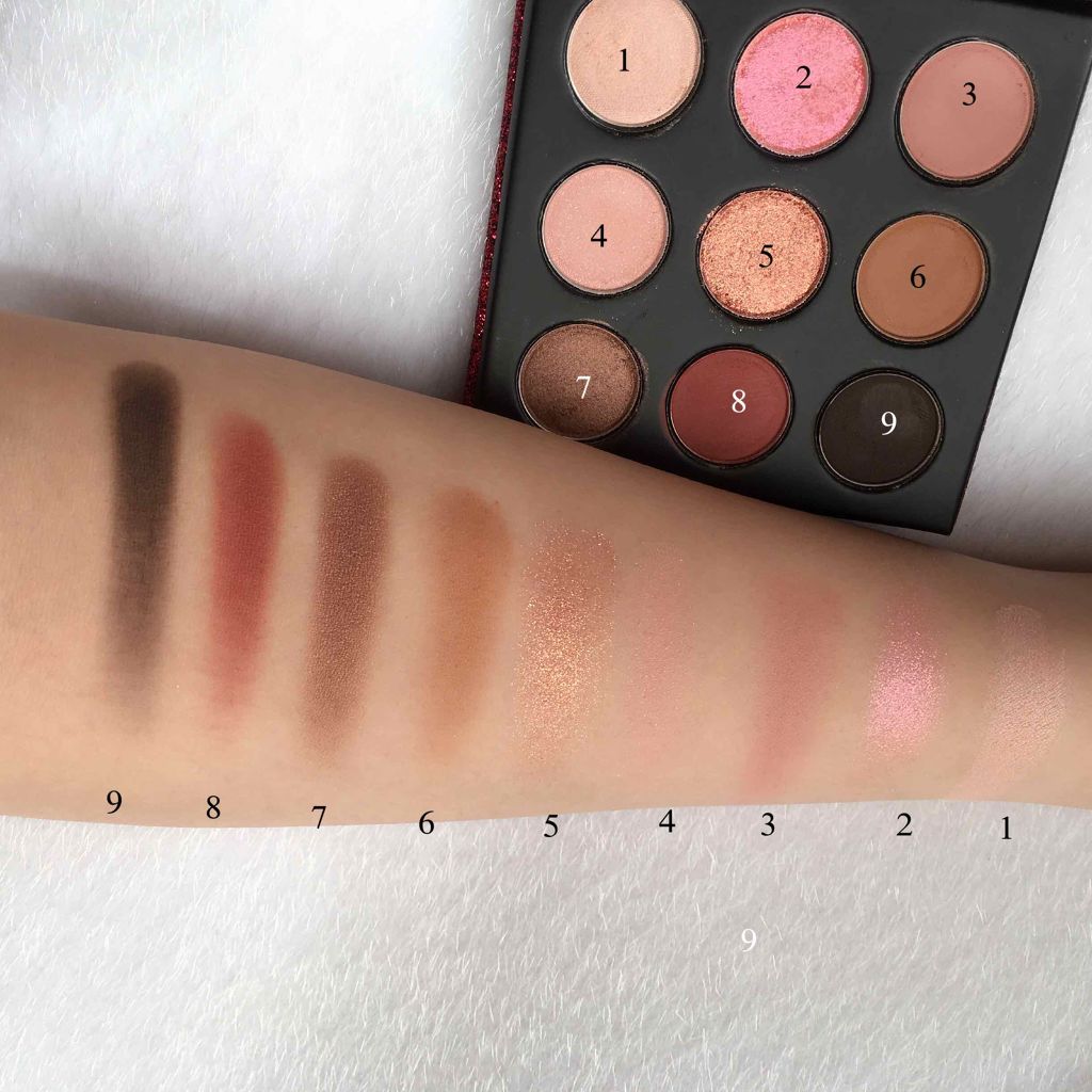 タイニートゥインクル カラーアイズ ローズゴールド/ETUDE/アイシャドウパレットを使ったクチコミ（3枚目）