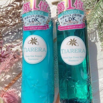 ヘッドスパフォームリッチシャンプー/ディープスパリペアトリートメント/TIARERA/市販シャンプーを使ったクチコミ(5枚目)