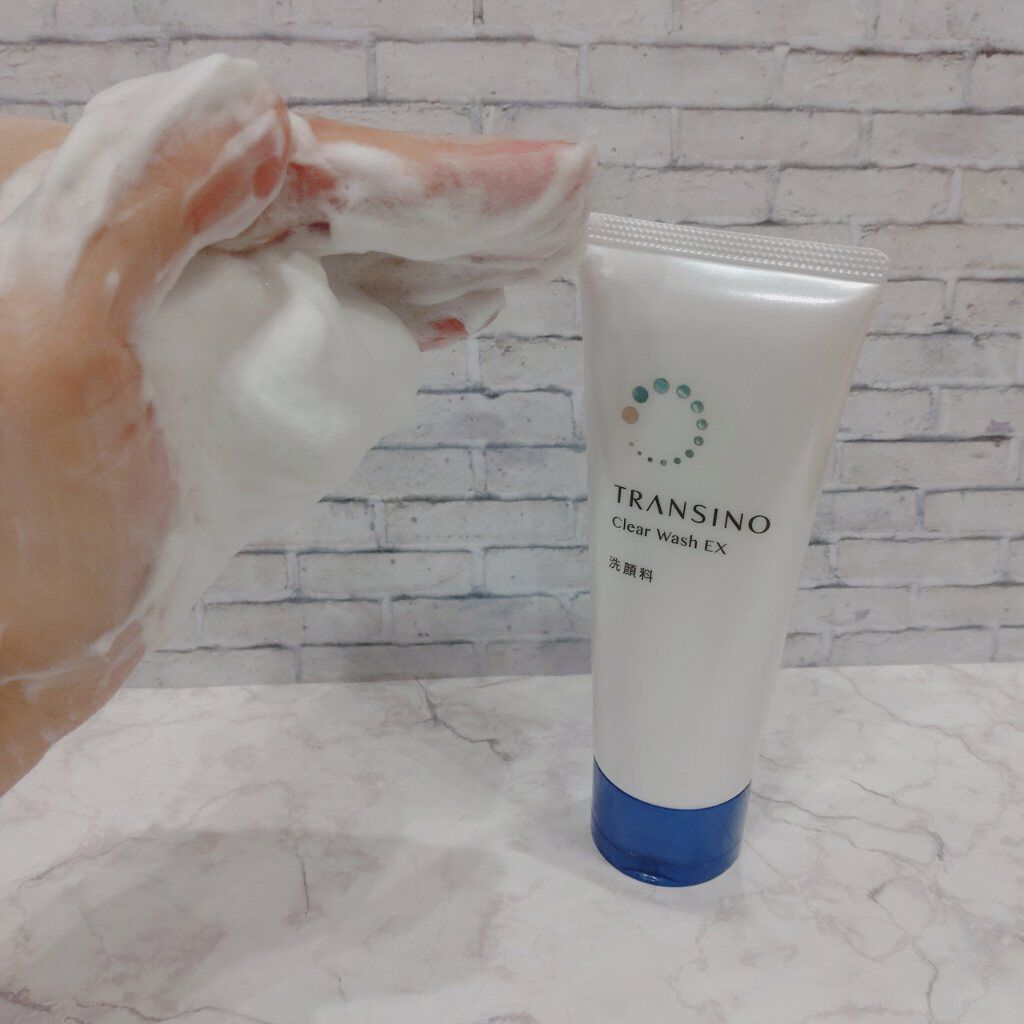 薬用クリアウォッシュ/トランシーノ/洗顔フォームを使ったクチコミ（3枚目）