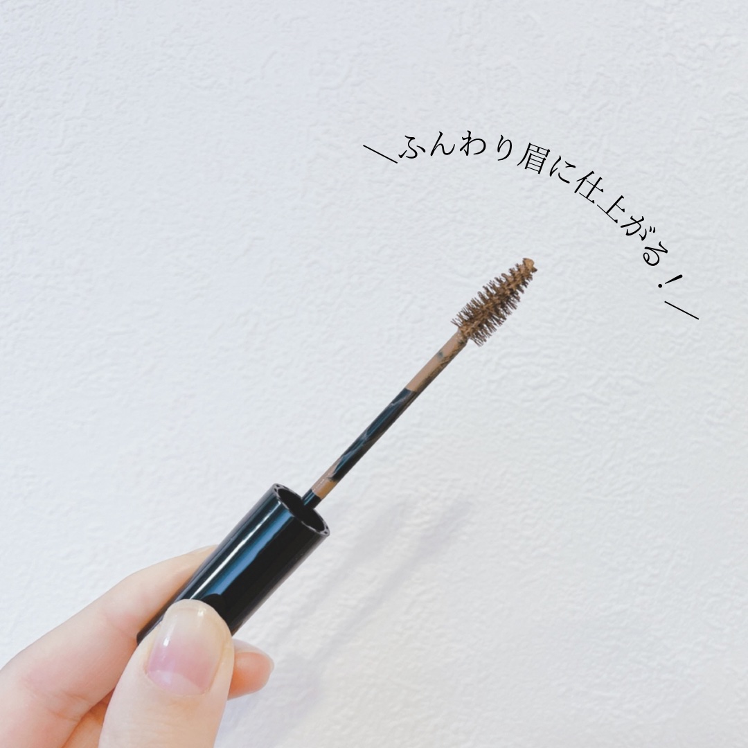 3DアイブロウカラーN BRｰ1 ナチュラルブラウン（濃いブラウン～黒髪に合う）/KATE/眉マスカラを使ったクチコミ（2枚目）