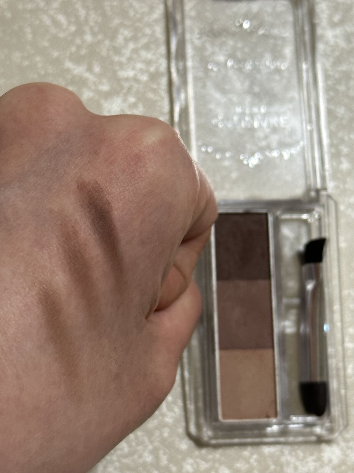 ミックスアイブロウ 07 ミスティモーヴブラウン/キャンメイク/パウダーアイブロウを使ったクチコミ（3枚目）