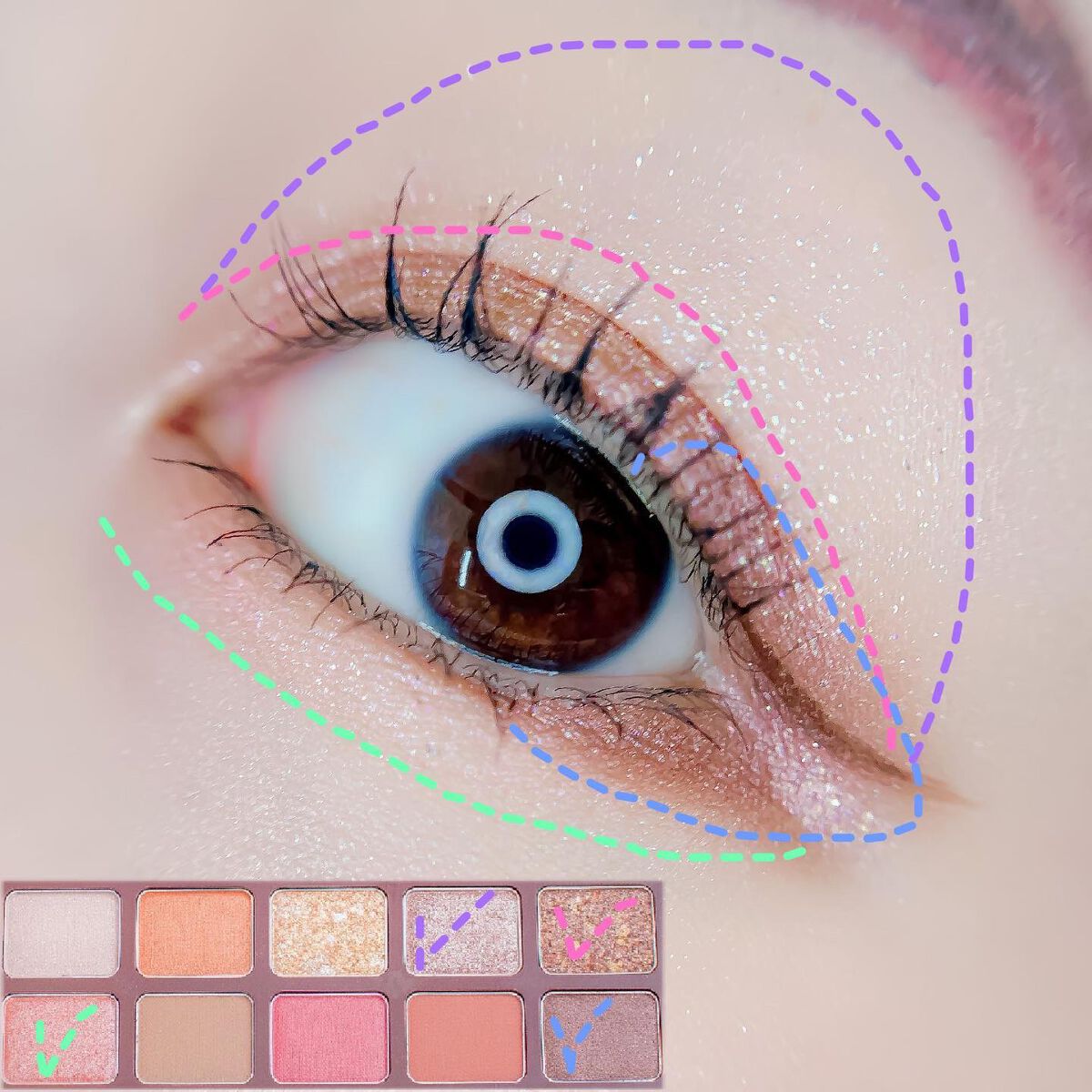 スキルレスライナー/LUMIURGLAS/リキッドアイライナーを使ったクチコミ（2枚目）