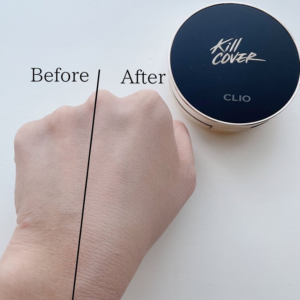キル カバー フィクサー クッション/CLIO/クッションファンデーションを使ったクチコミ(4枚目)