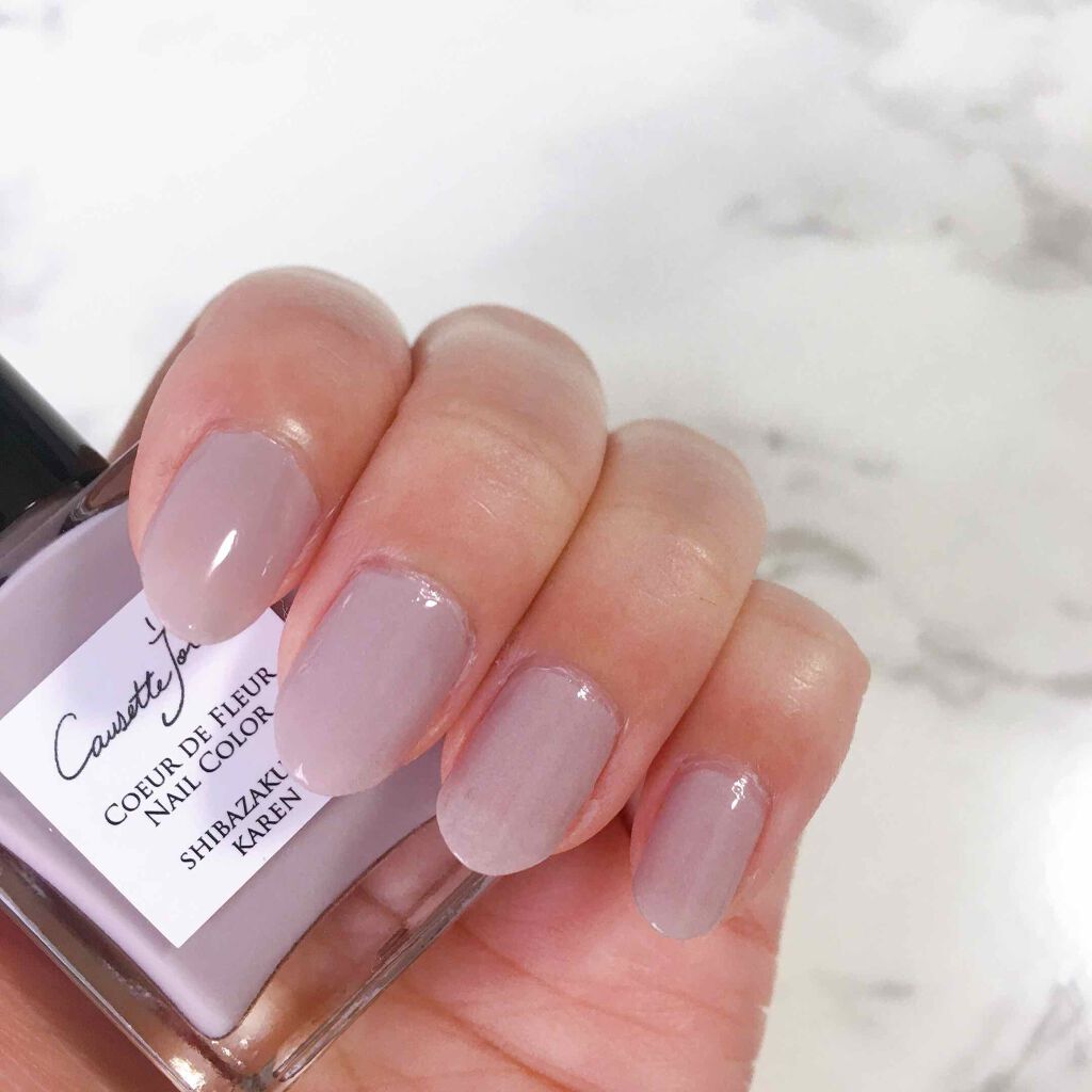 Coeur de Fleur Nail Color SHIBAZAKURA KAREN 【しばざくらかれん】/Causette.Joli/マニキュアを使ったクチコミ（2枚目）
