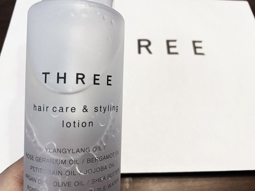 ヘアケア＆スタイリング ローション/THREE/ヘアミストを使ったクチコミ（2枚目）