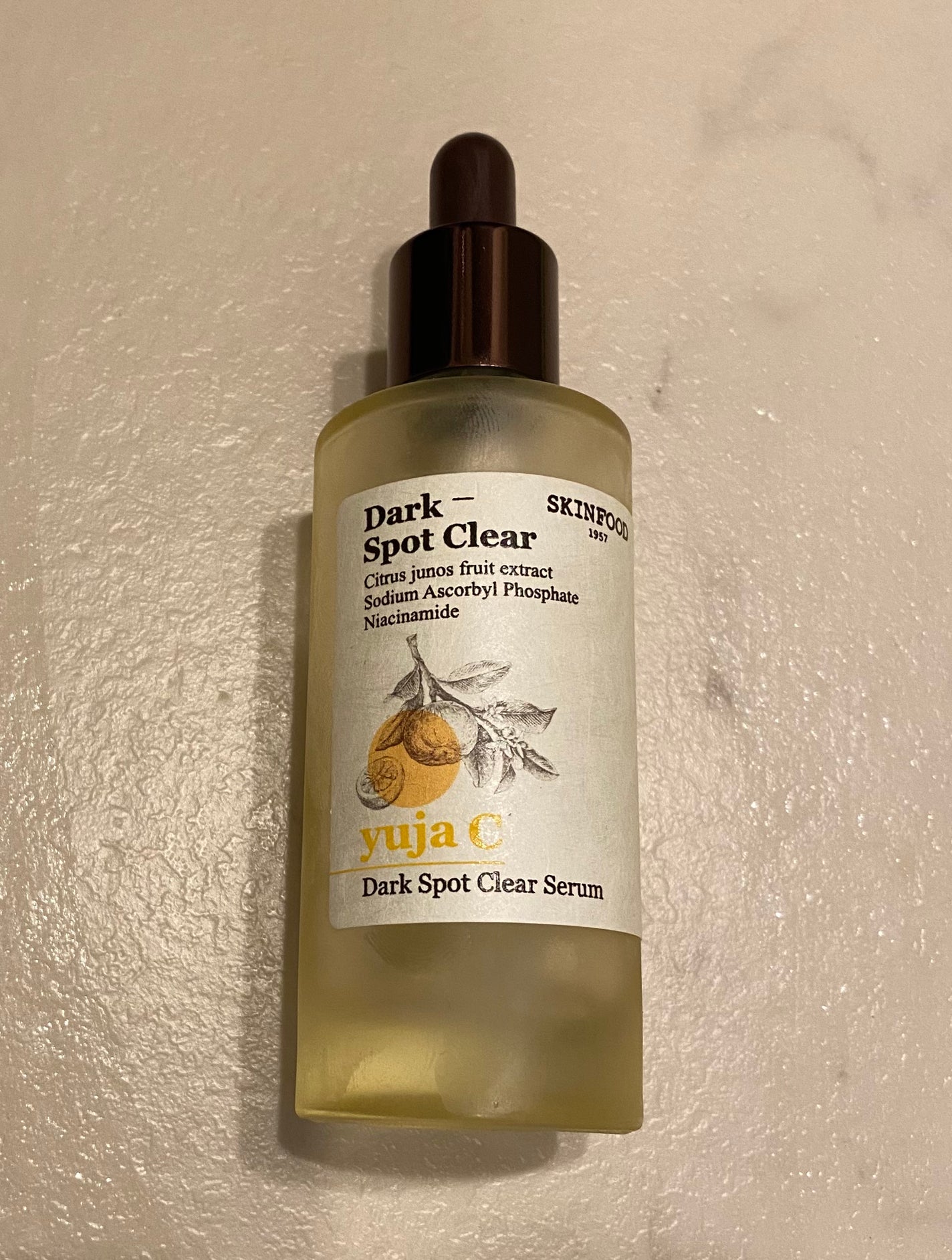 ゆずC ダークスポット クリアセラム/SKINFOOD/美容液を使ったクチコミ(1枚目)