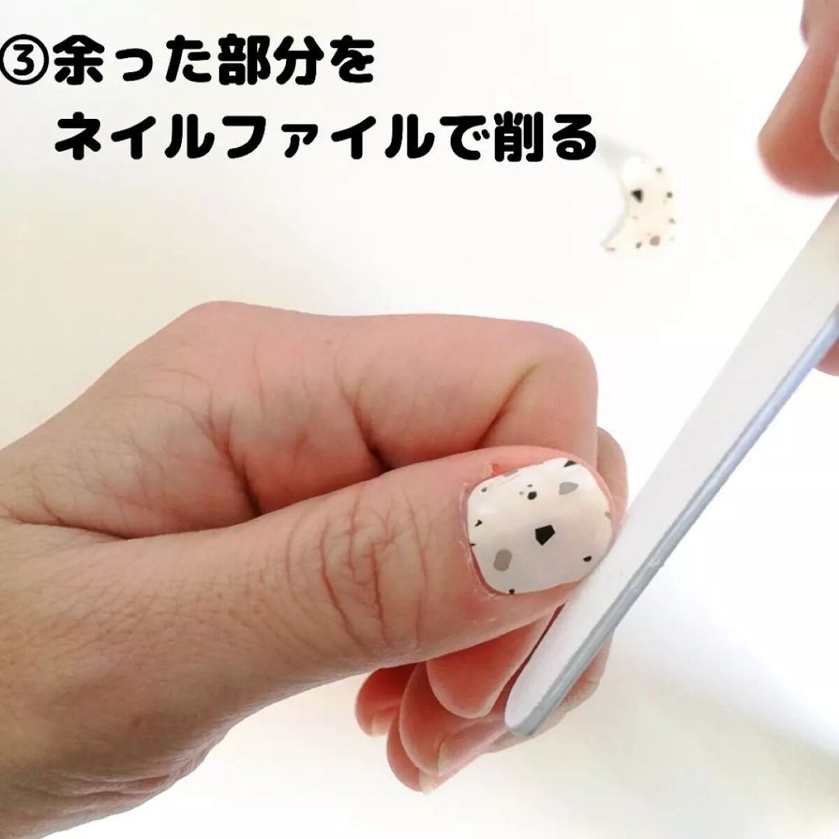 EDGEU ジェルネイルシール/EDGEU/ネイルシールを使ったクチコミ(6枚目)