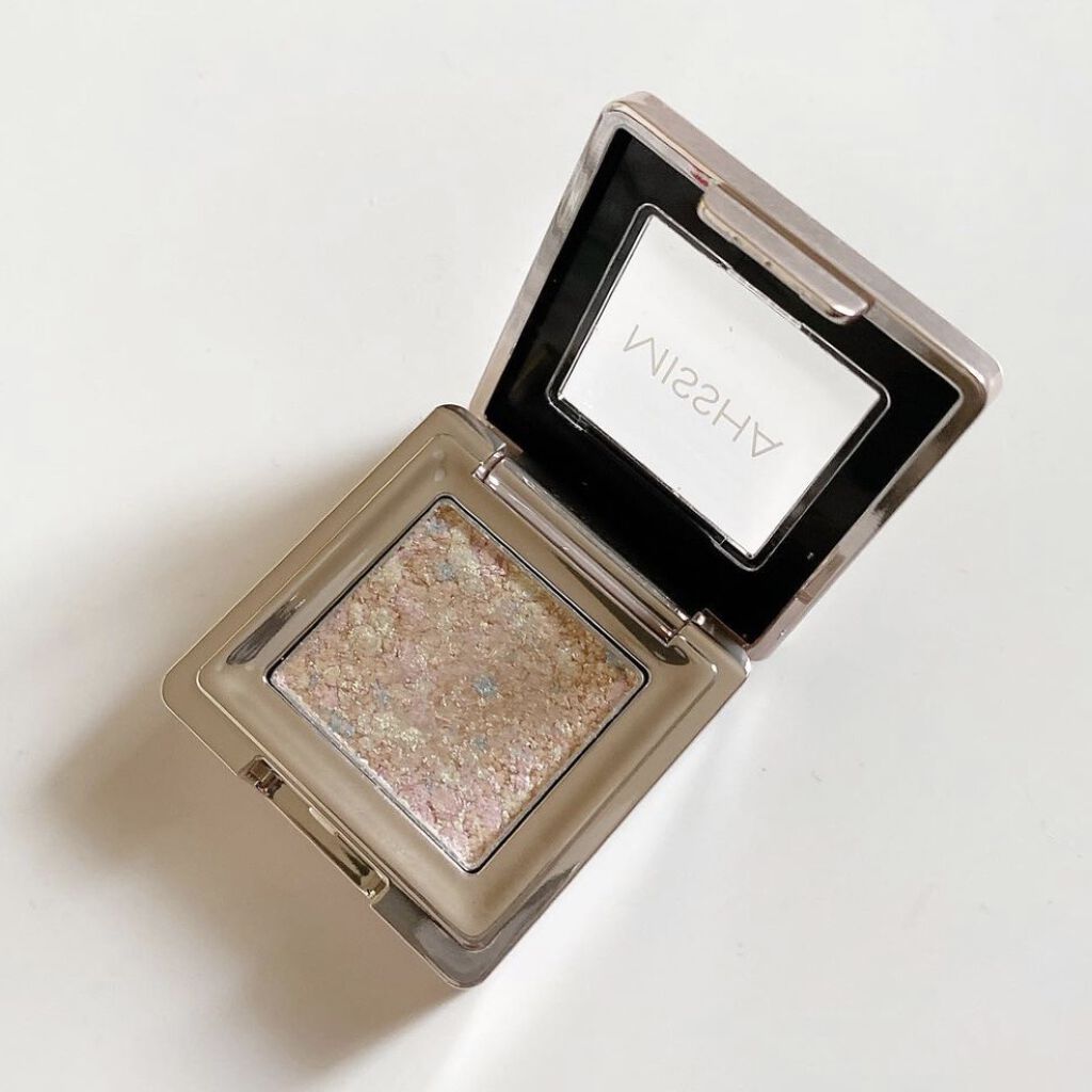 グリッタープリズム シャドウ GOP02 シュガープリズム/MISSHA/グリッターを使ったクチコミ（2枚目）