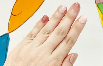 ジェルネイルシール(ハンド)/DAISO/ネイルシールを使ったクチコミ(4枚目)