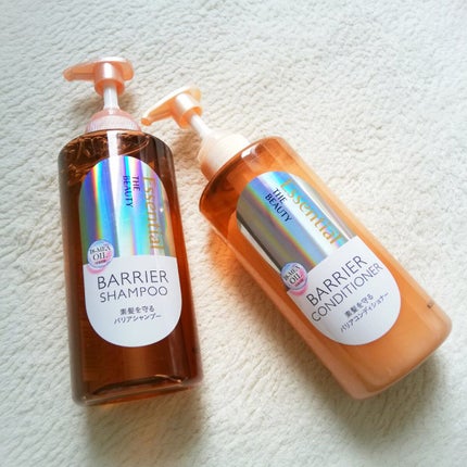 ザビューティ 髪のキメ美容素髪を守る バリアシャンプー/コンディショナー/エッセンシャル/シャンプー・コンディショナーを使ったクチコミ(1枚目)
