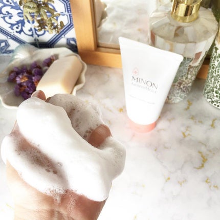 アミノモイスト モイストクリーミィ ウォッシュ/ミノン/洗顔フォームを使ったクチコミ(4枚目)