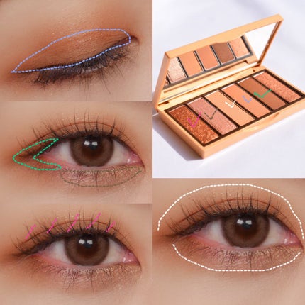 プレイカラーアイズミニ/ETUDE/アイシャドウパレットを使ったクチコミ(5枚目)