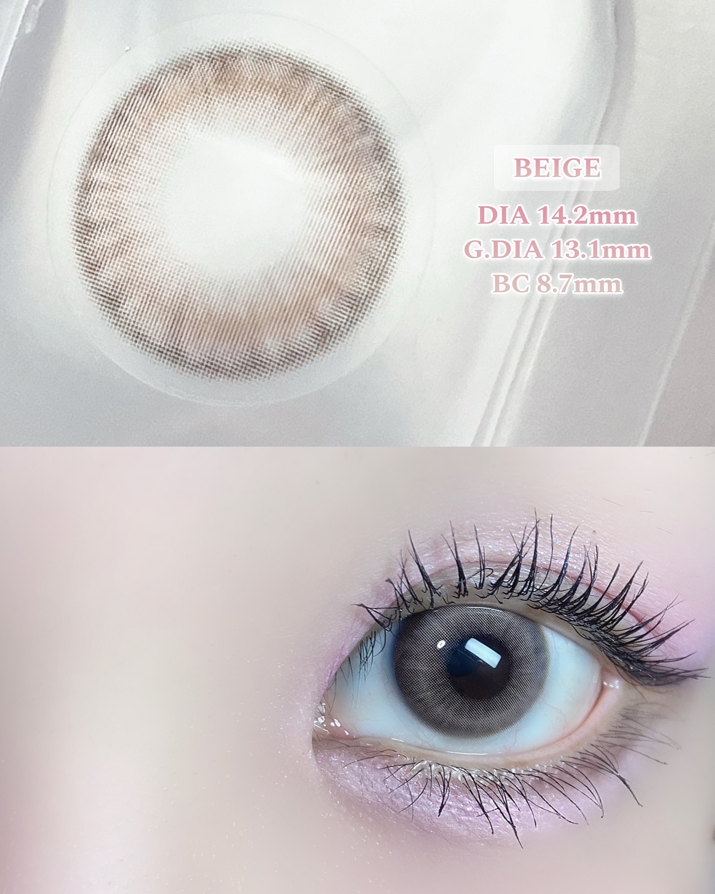 Pit-a-Pat Kristin 1month/Hapa kristin/１ヶ月（１MONTH）カラコンを使ったクチコミ（2枚目）