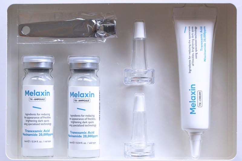 TX-シミ取りアンプルセット/Dr.Melaxin/美容液を使ったクチコミ（1枚目）
