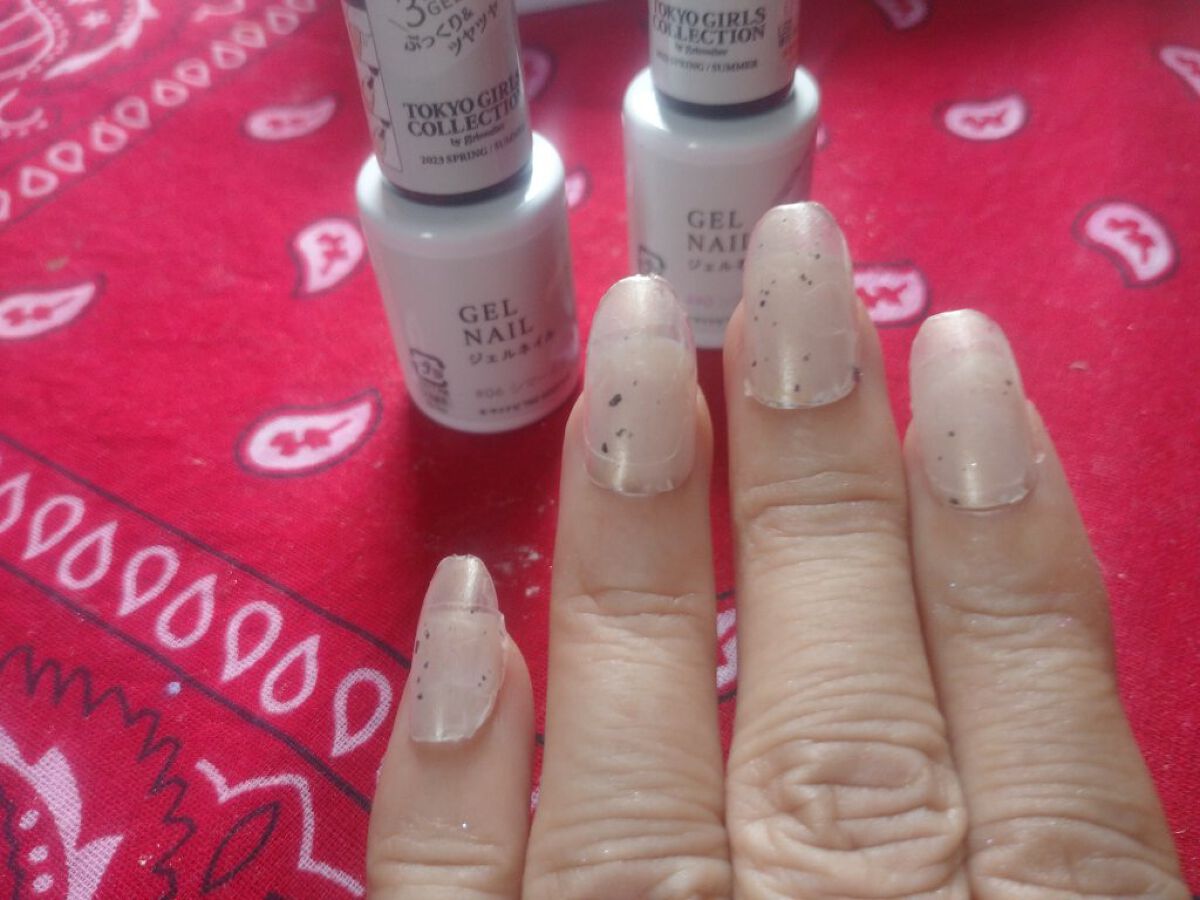 ジェルネイルDA 40 シアーマイカピンク/IDATE/ジェルネイルを使ったクチコミ（1枚目）