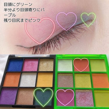 UR GLAM　BLOOMING EYE COLOR PALETTE/U R GLAM/パウダーアイシャドウを使ったクチコミ（3枚目）