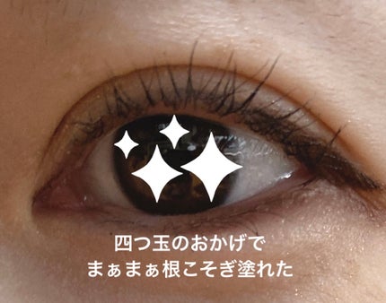 フェアリードロップス クアトロラッシュ/FAIRYDROPS/マスカラを使ったクチコミ(5枚目)