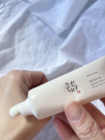 リリーフサンライス + プロバイオティクス/Beauty of Joseon/日焼け止めクリームを使ったクチコミ(5枚目)