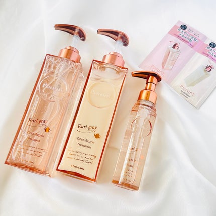 プルント ディープリペアペアセット アールグレイ N/Purunt./市販シャンプーを使ったクチコミ(1枚目)