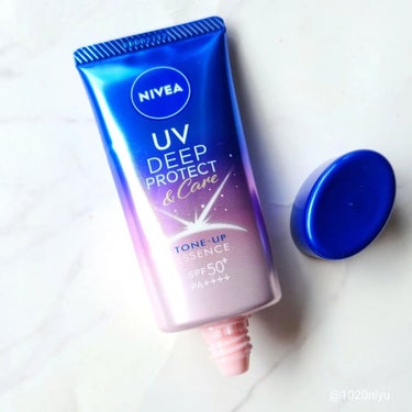 ニベアUV ディープ プロテクト＆ケア トーンアップ エッセンス/ニベア/日焼け止め・UVケアを使ったクチコミ（2枚目）