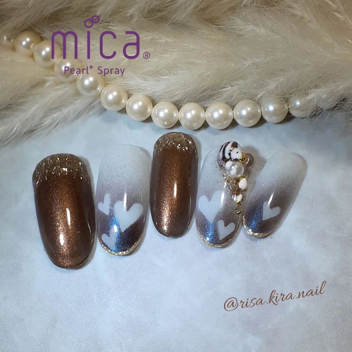 パールプラススプレー/mica/ネイル用品を使ったクチコミ（1枚目）