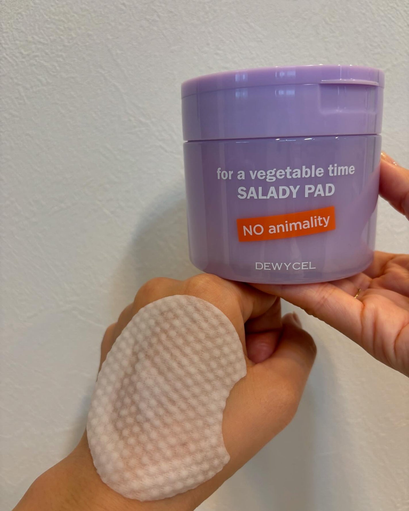 SALADY PAD 70EA/DEWYCEL/拭き取り化粧水を使ったクチコミ(3枚目)