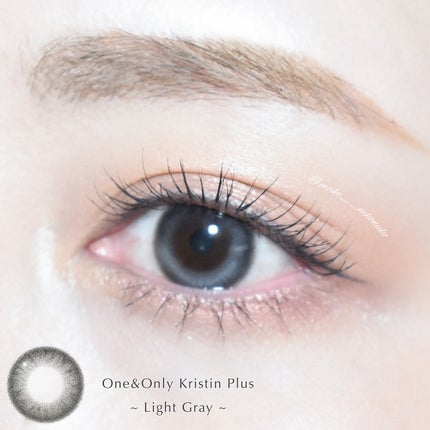 One&Only Kristin Plus/Hapa kristin/カラーコンタクトレンズを使ったクチコミ(2枚目)