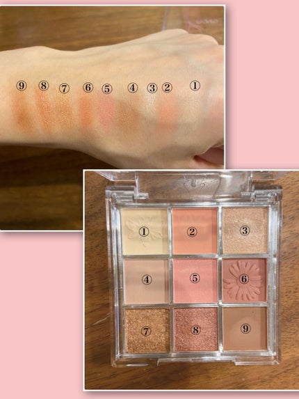アイシャドウ パレット 8カラー/NOVO/アイシャドウパレットを使ったクチコミ(7枚目)