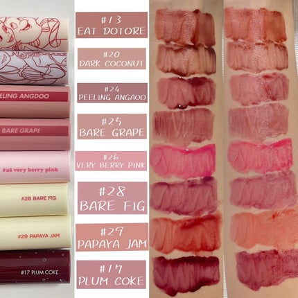 ジューシーラスティングティント/rom&nd/リップティントを使ったクチコミ(3枚目)