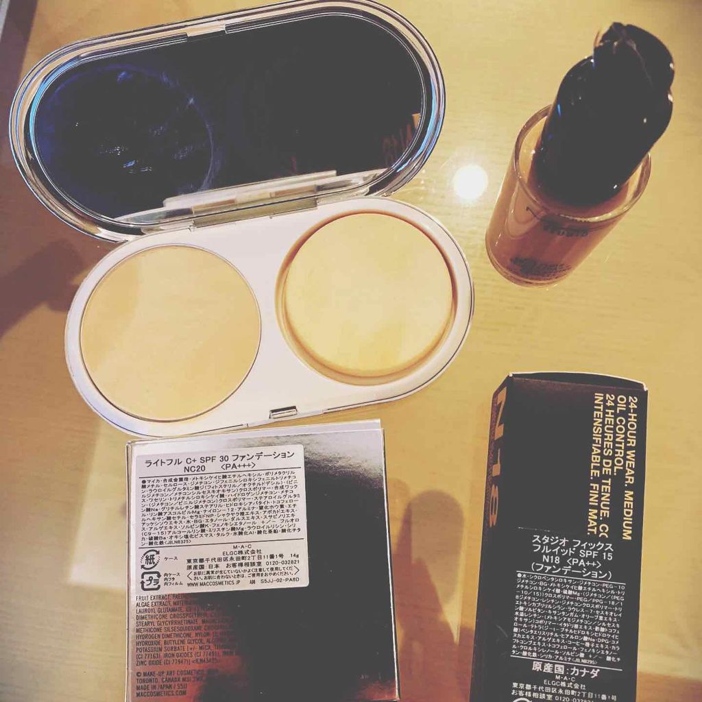 スタジオフィックス フルイッド SPF 15/M・A・C/リキッドファンデーションを使ったクチコミ（1枚目）