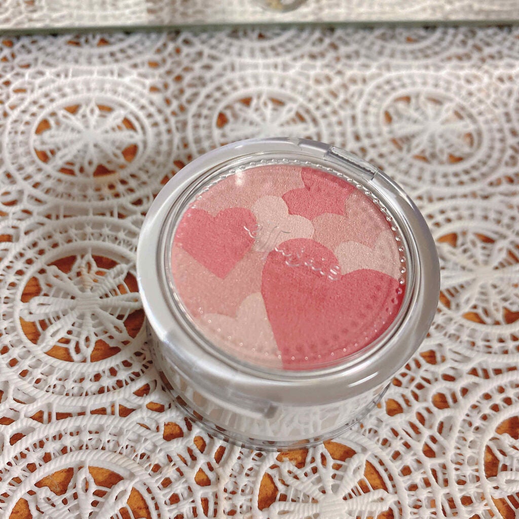 ハートチークカラー/ettusais/パウダーチークを使ったクチコミ(3枚目)