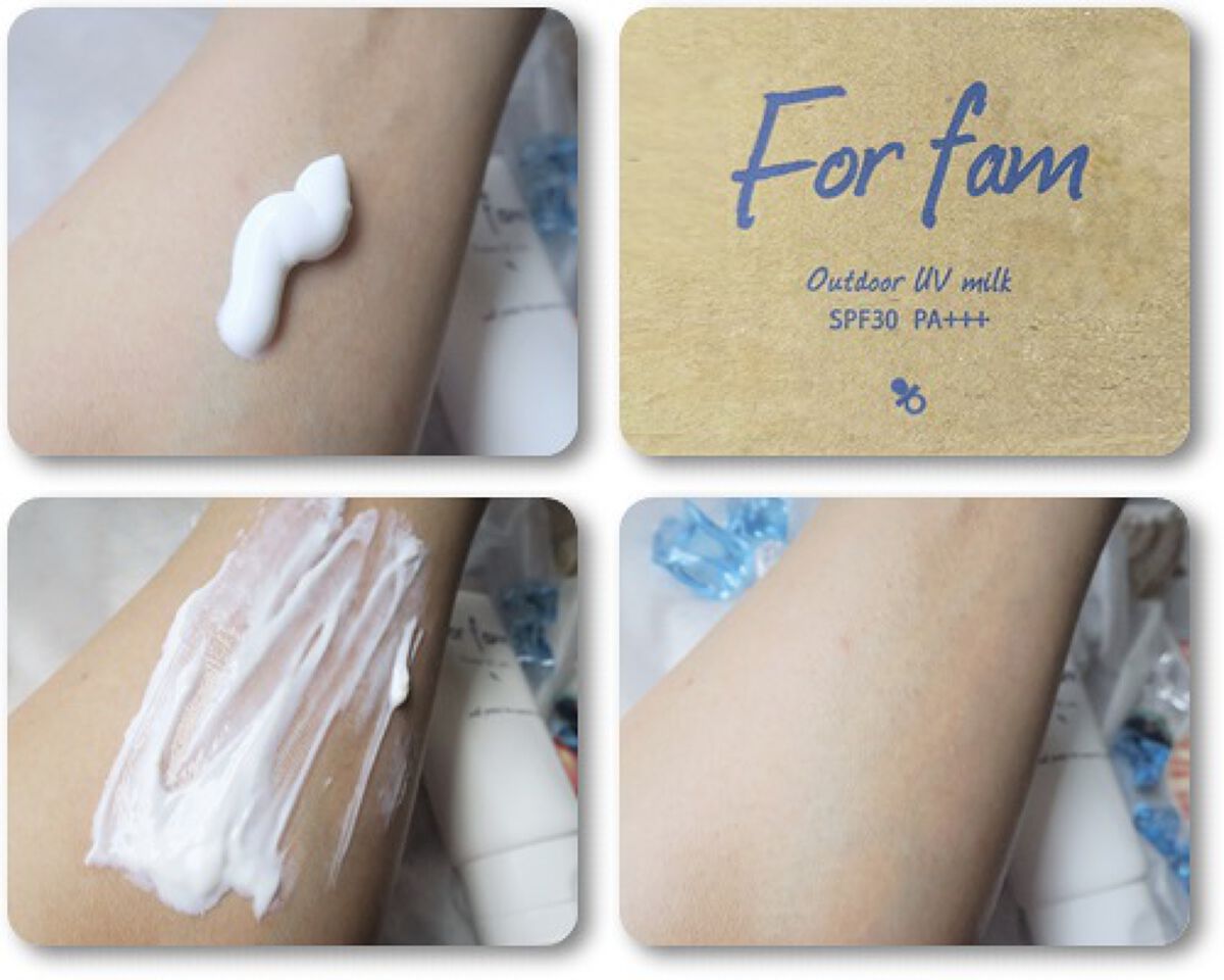 アウトドアUVミルク/For fam/日焼け止めミルクを使ったクチコミ（2枚目）