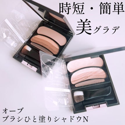ブラシひと塗りシャドウN/オーブ/アイシャドウパレットを使ったクチコミ(1枚目)