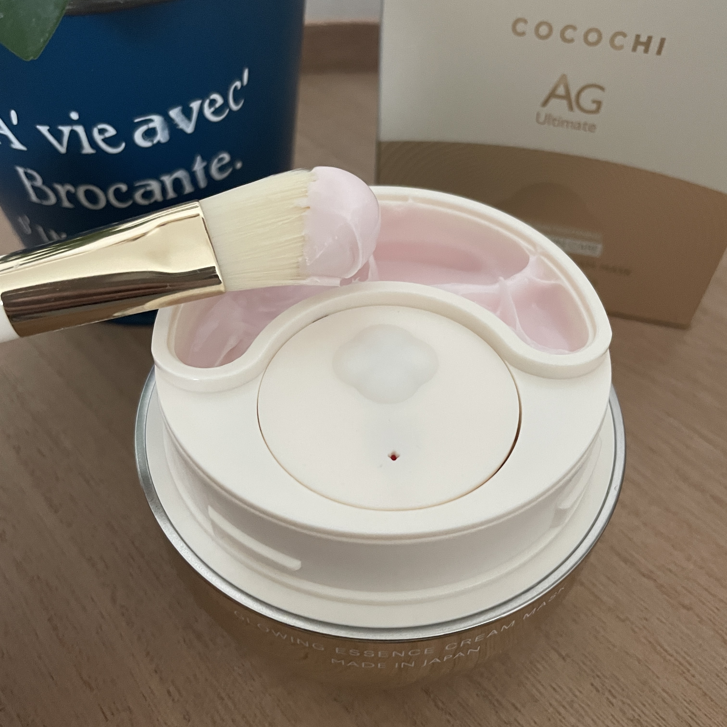 ココチ エージー グローイング エッセンス クリーム マスク/COCOCHI/フェイスクリームを使ったクチコミ（3枚目）