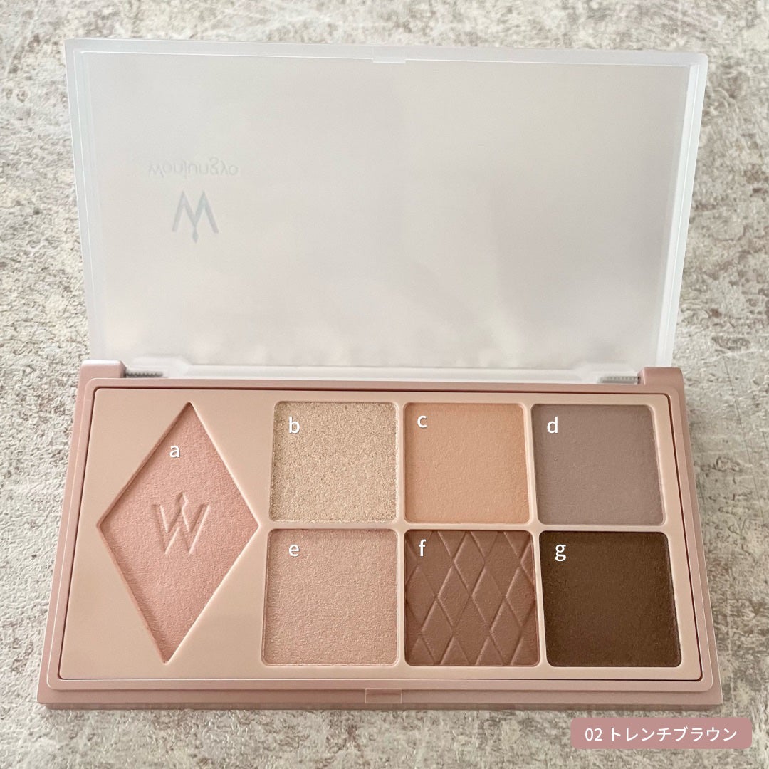 ウォンジョンヨ W デイリームードアップパレット /Wonjungyo/アイシャドウパレットを使ったクチコミ(2枚目)