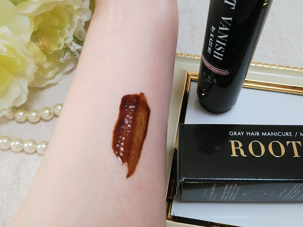 白髪隠しカラーリングブラシ/綺和美/ヘアカラーを使ったクチコミ(3枚目)