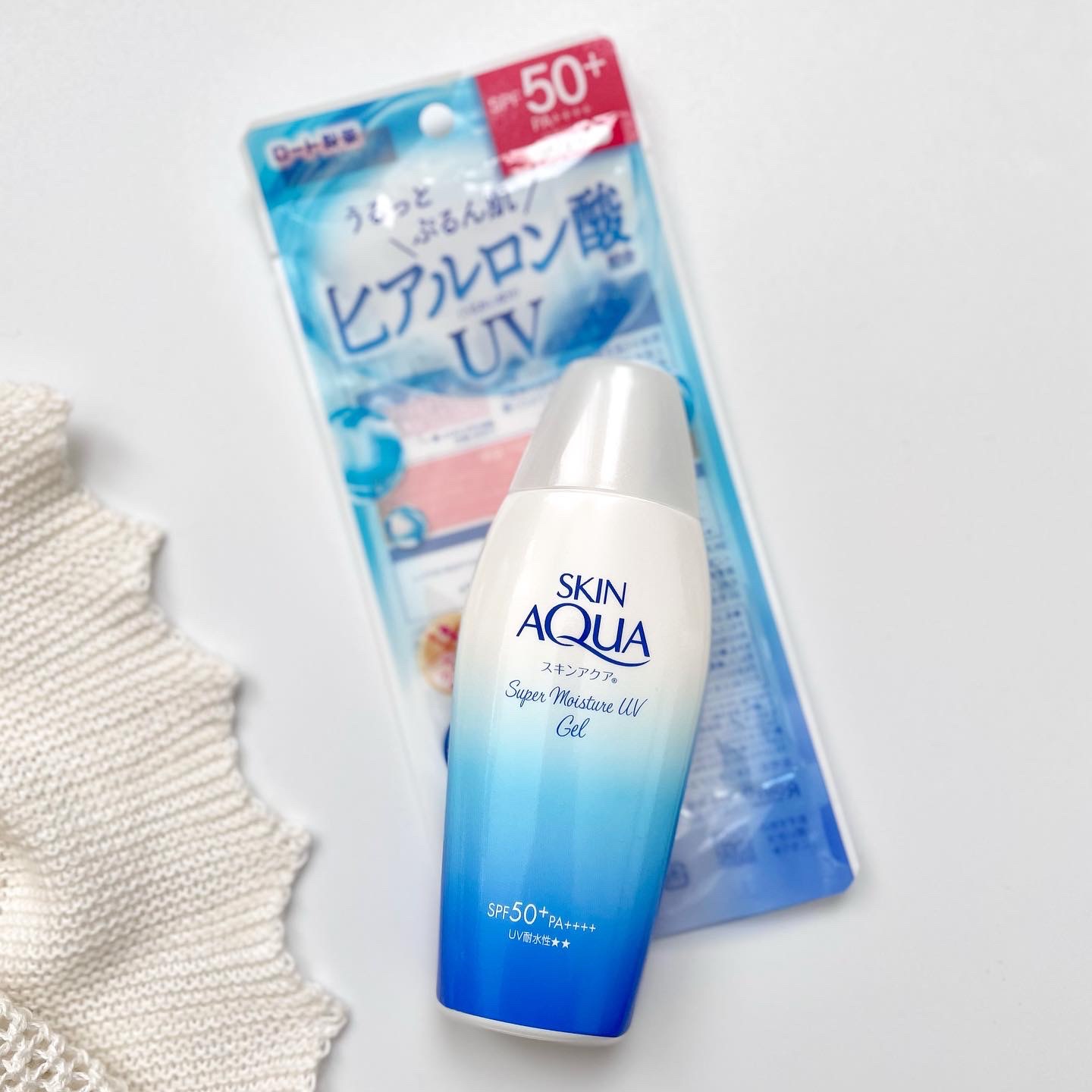 スキンアクア スーパーモイスチャージェル/スキンアクア/日焼け止めジェルを使ったクチコミ（3枚目）