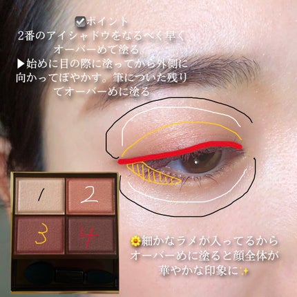 スキニーリッチシャドウ/excel/アイシャドウパレットを使ったクチコミ(2枚目)