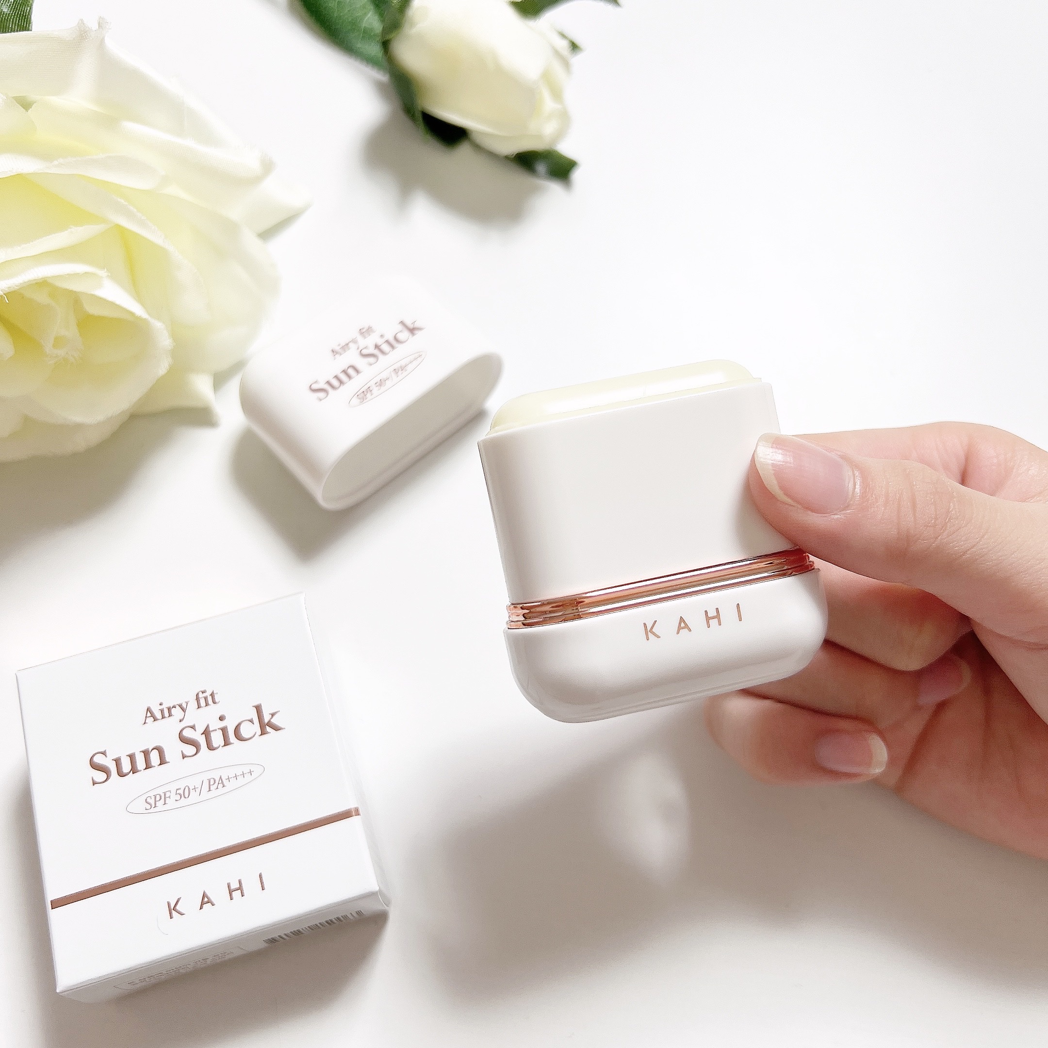 エアリーフィットサンスティック/KAHI/日焼け止めスティックを使ったクチコミ（2枚目）