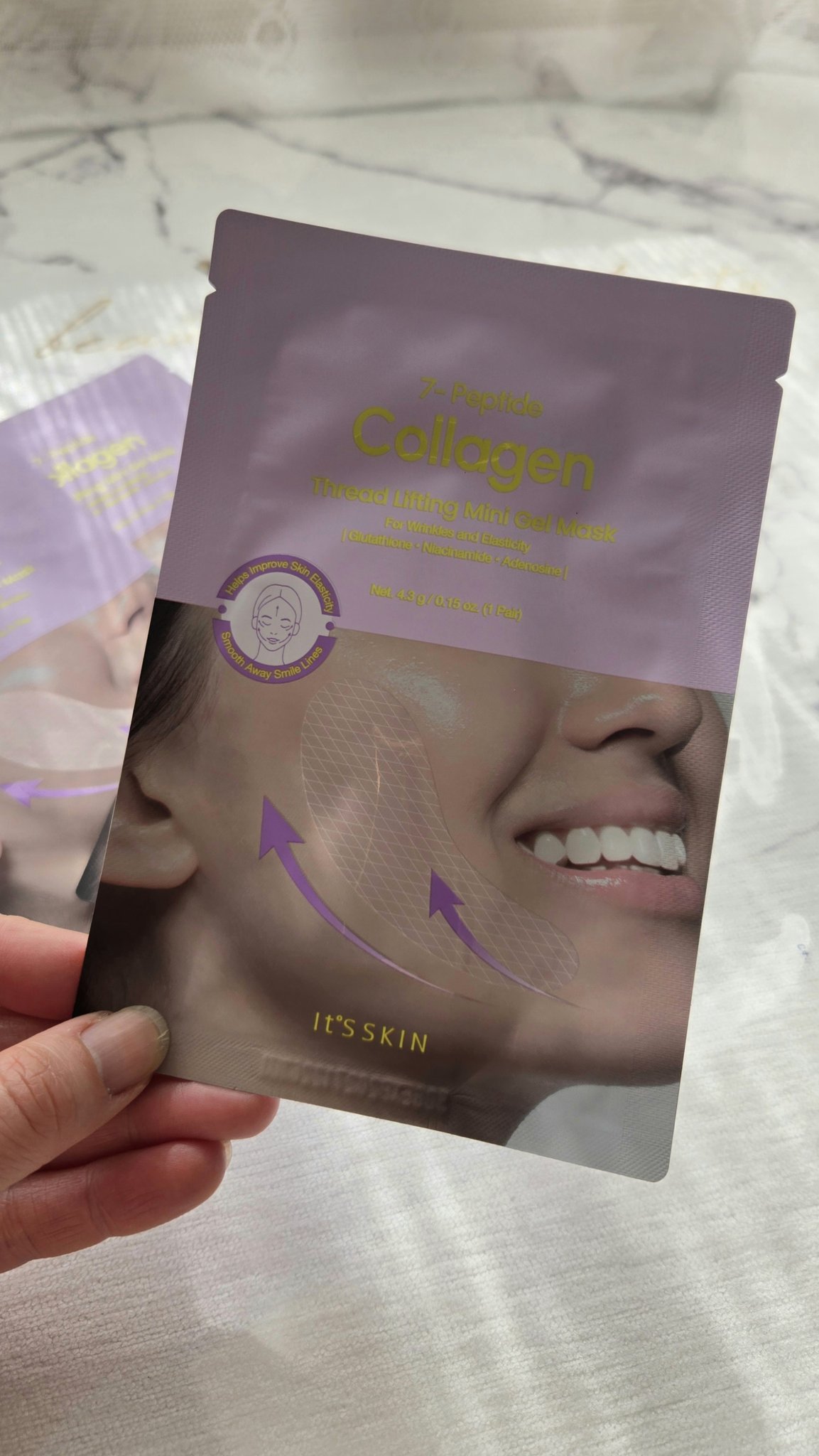 7-ペプチド コラーゲン 糸リフト ミニ ジェルマスク/It's skin/シートマスク・パックを使ったクチコミ（1枚目）