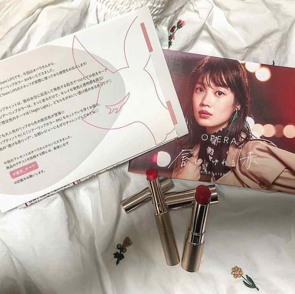 オペラ シアーリップカラー RN/OPERA/リップグロスを使ったクチコミ（2枚目）