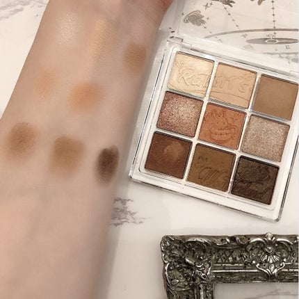 クォーツ 9色アイシャドウパレット(ドリームランドアイシャドウ)/ZEESEA/アイシャドウパレットを使ったクチコミ(3枚目)