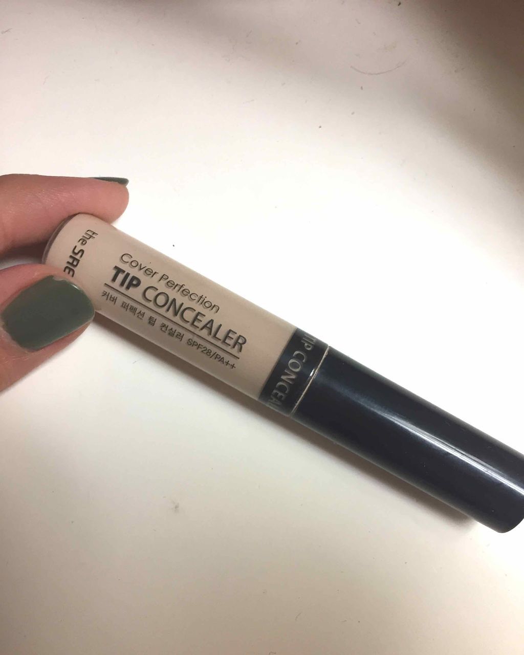 カバーパーフェクション チップコンシーラー/the SAEM/リキッドコンシーラーを使ったクチコミ(1枚目)